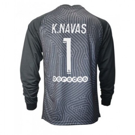 Paris Saint-Germain PSG Keylor Navas 1 Golmanski Drugi Nogometni Dres 2020-/2021 Dugim Rukavima
